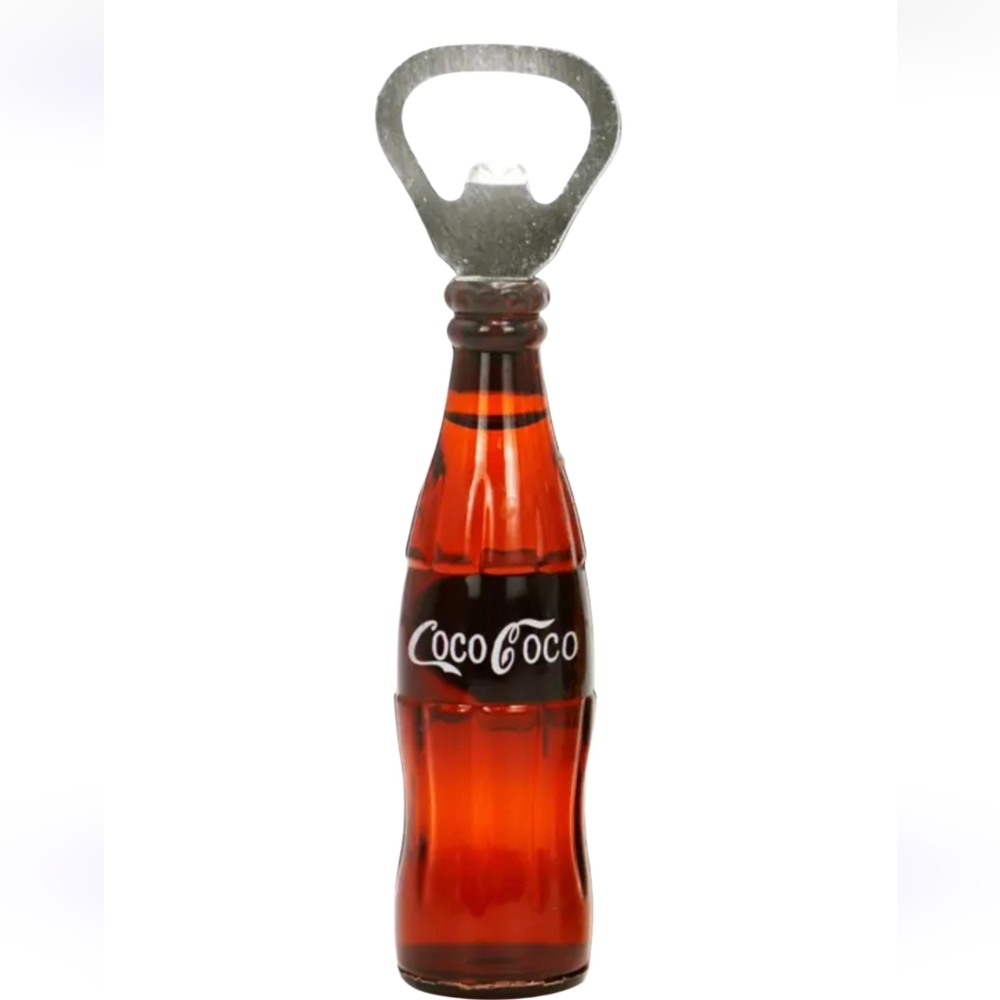 Coca-Cola Red and Silver Bottle Opener